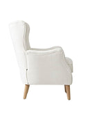 Dorothy Upholstered Armchair with Rubber Wood & Durable Legs