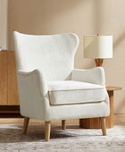 Dorothy Upholstered Armchair with Rubber Wood & Durable Legs