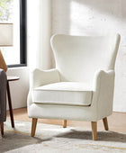 Dorothy Upholstered Armchair with Rubber Wood & Durable Legs