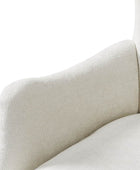 Dorothy Upholstered Armchair with Rubber Wood & Durable Legs