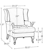 Wilhelm Genuine Leather Armchair