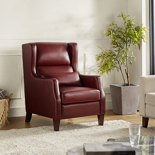 Kanstantin Genuine Leather Armchair