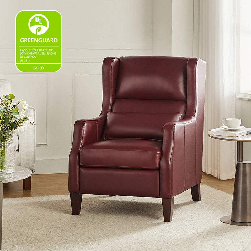 Kanstantin Genuine Leather Armchair