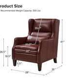 Kanstantin Genuine Leather Armchair