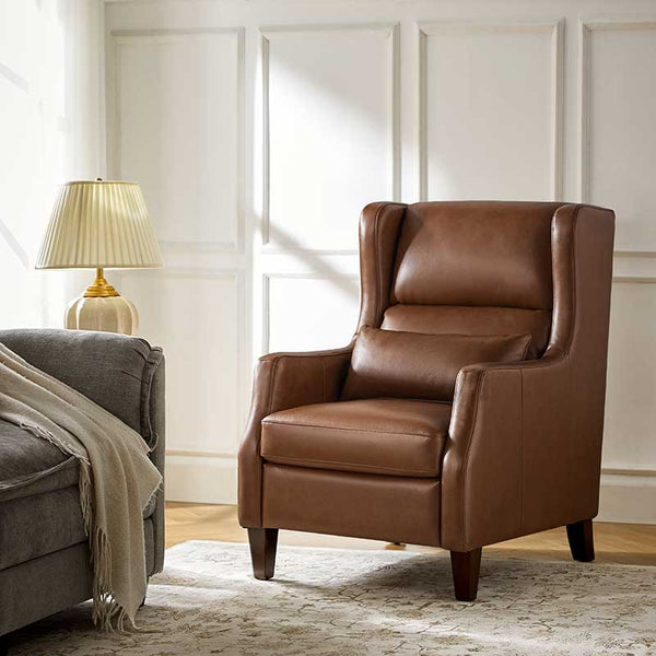 Kanstantin Genuine Leather Armchair