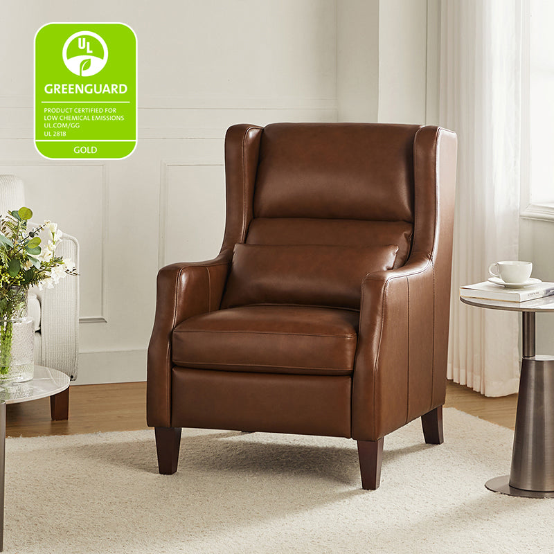 Kanstantin Genuine Leather Armchair