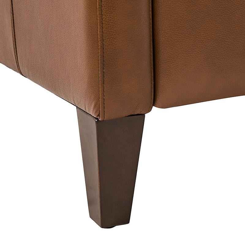 Kanstantin Genuine Leather Armchair