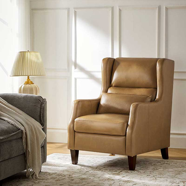 Kanstantin Genuine Leather Armchair