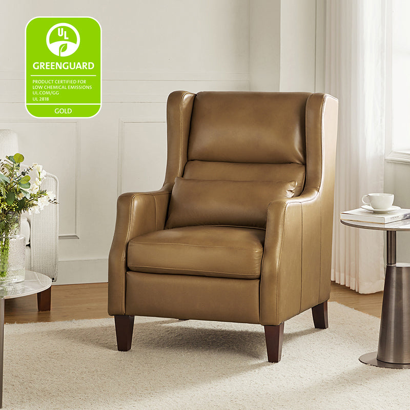 Kanstantin Genuine Leather Armchair