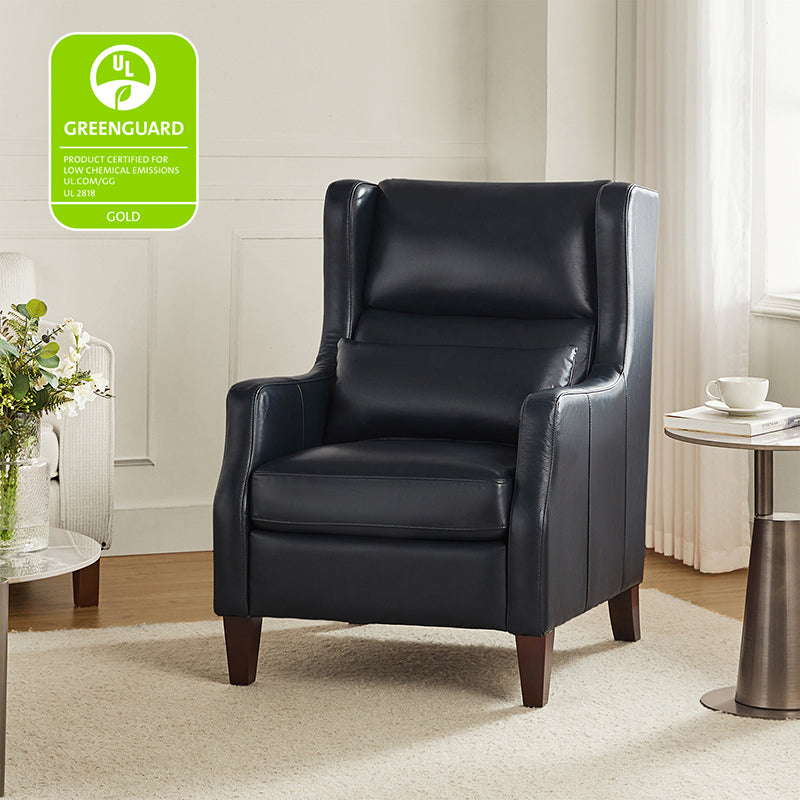 Kanstantin Genuine Leather Armchair