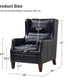 Kanstantin Genuine Leather Armchair