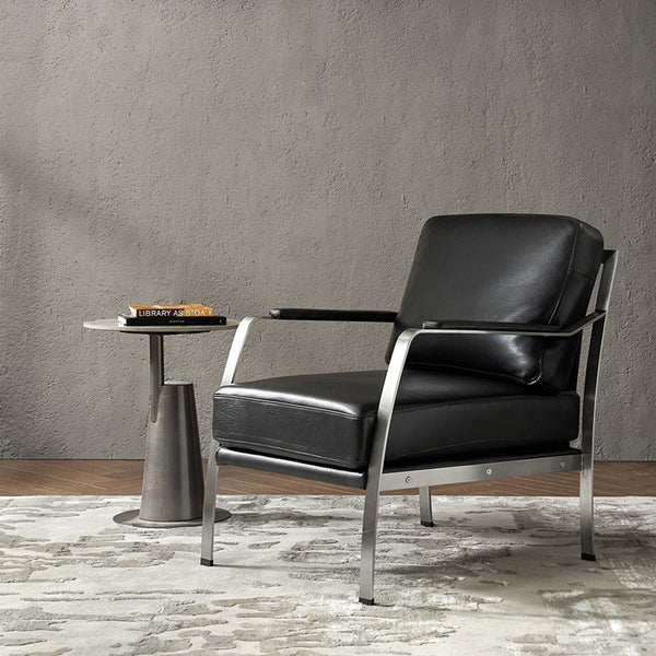 Giuseppe Modern Genuine Leather Armchair