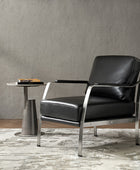 Giuseppe Modern Genuine Leather Armchair