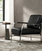 Giuseppe Modern Genuine Leather Armchair