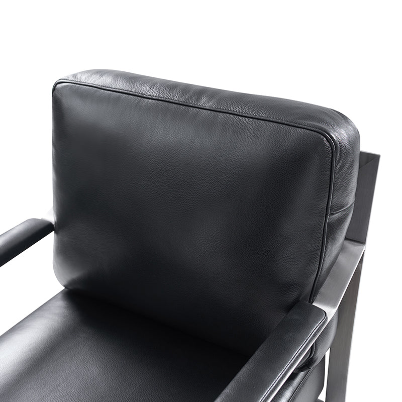 Giuseppe Modern Genuine Leather Armchair