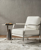 Giuseppe Modern Genuine Leather Armchair