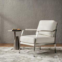 Giuseppe Modern Genuine Leather Armchair