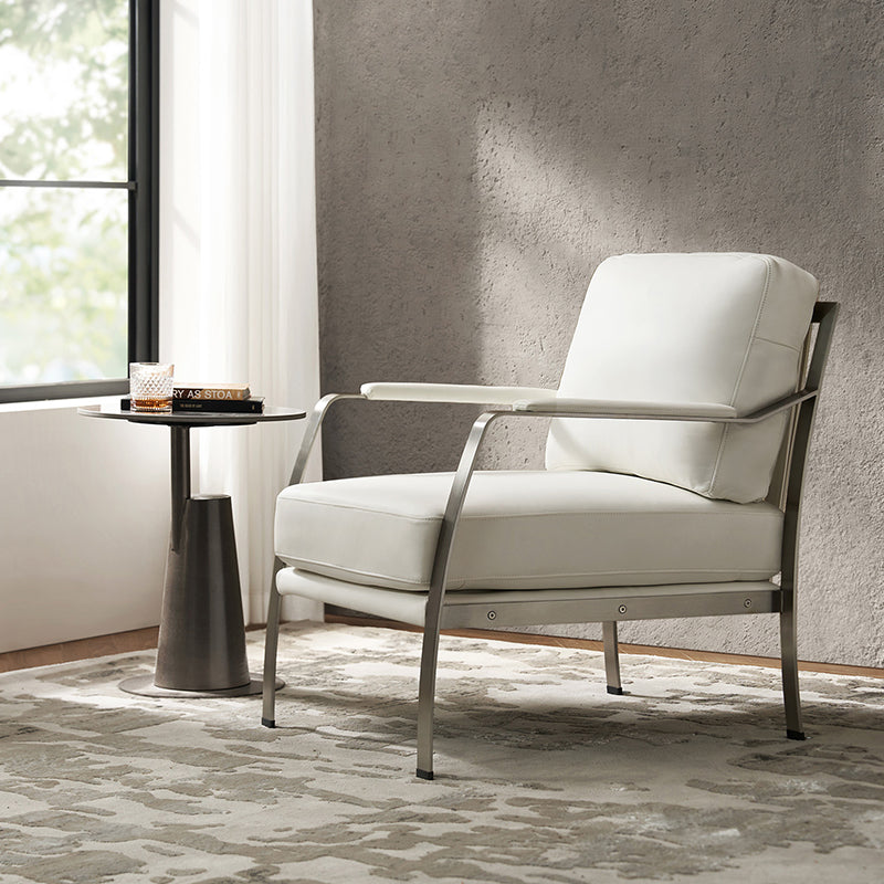 Giuseppe Modern Genuine Leather Armchair