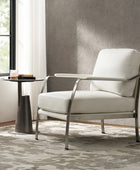 Giuseppe Modern Genuine Leather Armchair