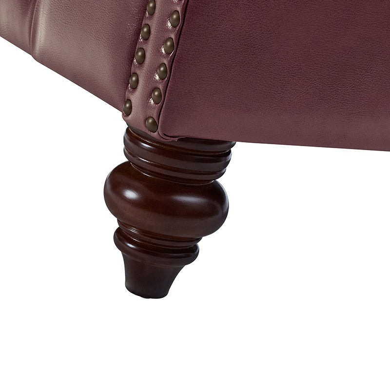 Wladimir Traditional Genuine Leather Armchair