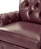 Wladimir Traditional Genuine Leather Armchair