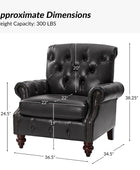 Wladimir Traditional Genuine Leather Armchair