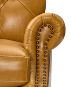 Wladimir Traditional Genuine Leather Armchair