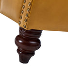 Wladimir Traditional Genuine Leather Armchair