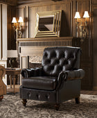 Wladimir Traditional Genuine Leather Armchair