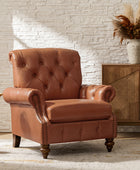 Wladimir Traditional Genuine Leather Armchair