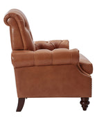 Wladimir Traditional Genuine Leather Armchair