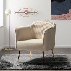 Aduna Modern Upholstered Barrel Armchair