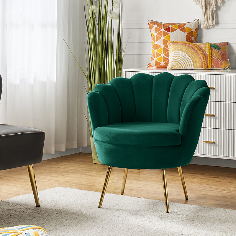 Barrel velvet chair online