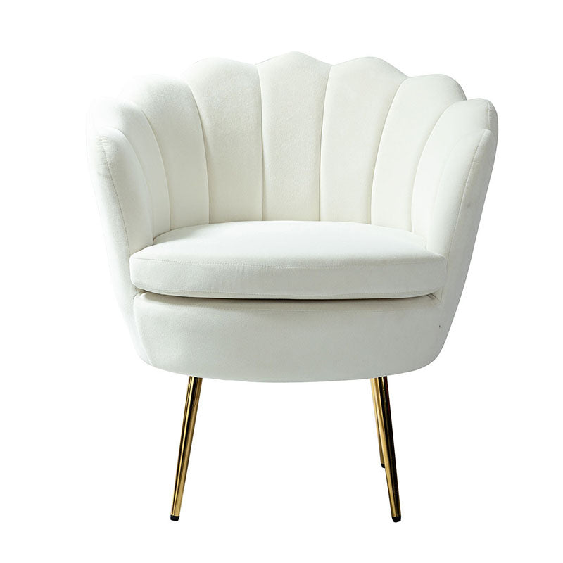Barrel sales velvet chair