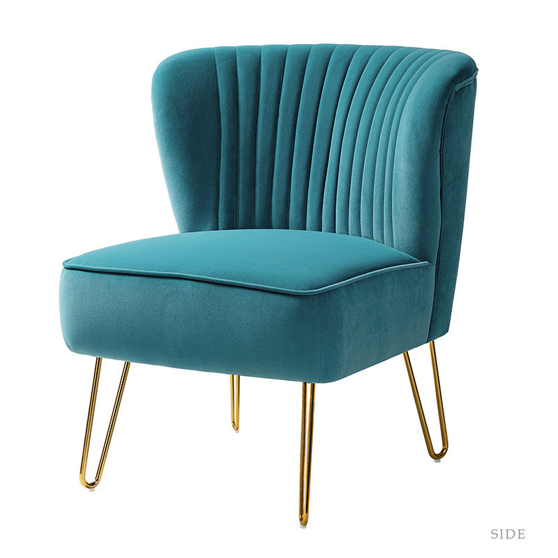 Ainhoa Velvet Tufted Back Side Chair