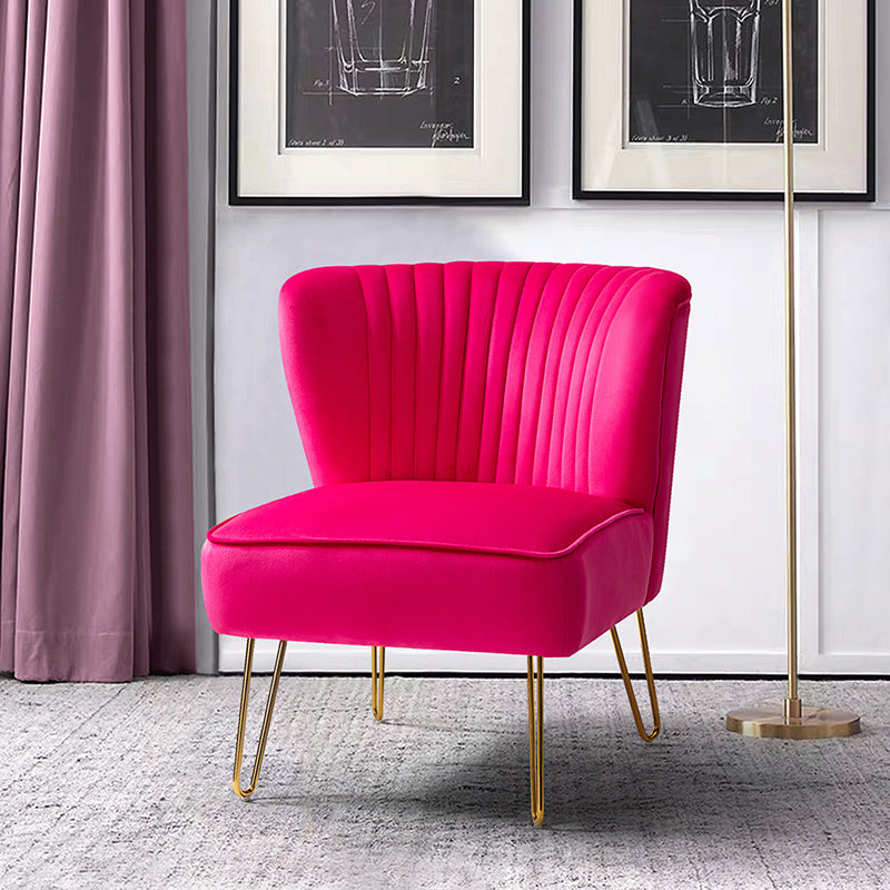 Hot pink tufted discount chair