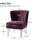 Ainhoa Velvet Tufted Back Side Chair