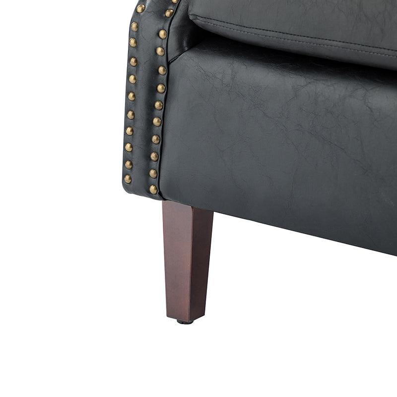 Luna Vegan Leather Armchair - Hulala Home
