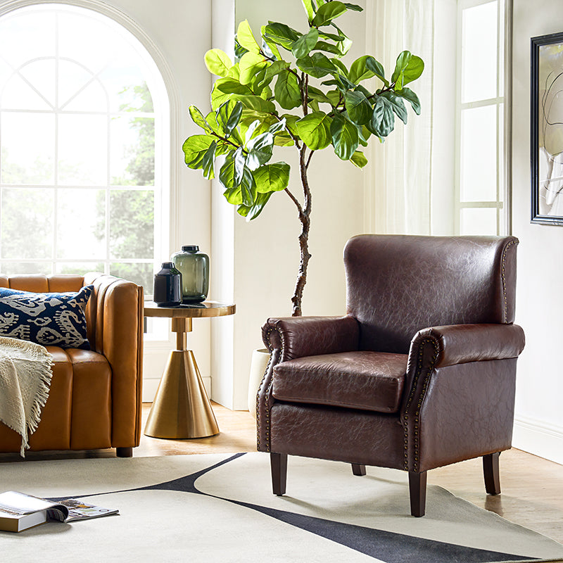 Pottery barn deals vegan leather chair