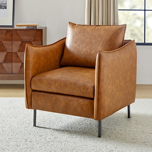 Felix Faux Leather Armchair