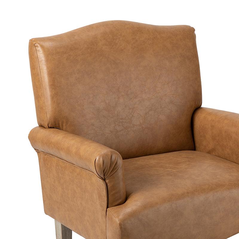 Austin Vegan Leather Armchair - Hulala Home