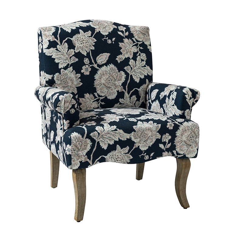 Navy floral chair hot sale