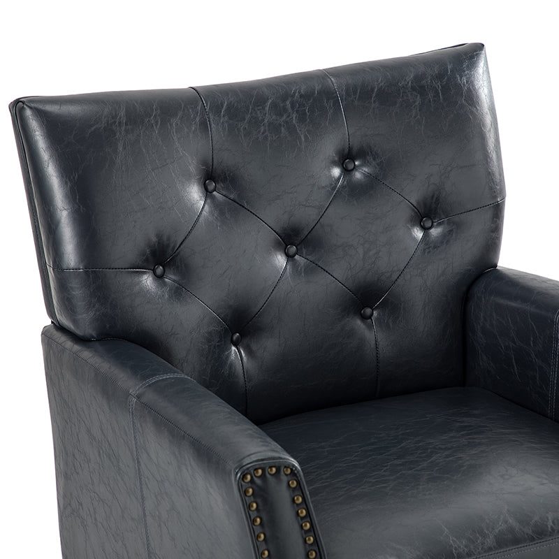 Klaus Vegan Leather Armchair
