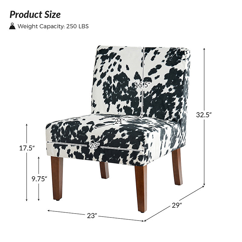 Heinrich Andreas Armless Accent Chair