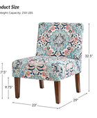 Heinrich Andreas Armless Accent Chair