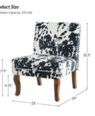 Heinrich Andreas Armless Accent Chair