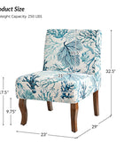 Heinrich Andreas Armless Accent Chair