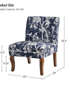 Heinrich Andreas Armless Accent Chair