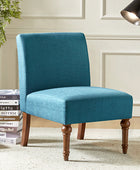 Heinrich Andreas Armless Accent Chair