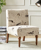 Heinrich Andreas Armless Accent Chair